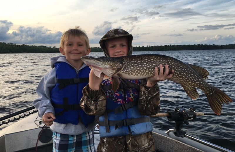 Fishing at Muskego Point Resort.