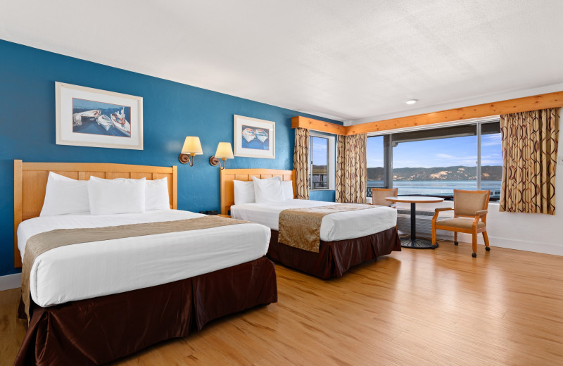 Guest room at Skylark Shores Resort.