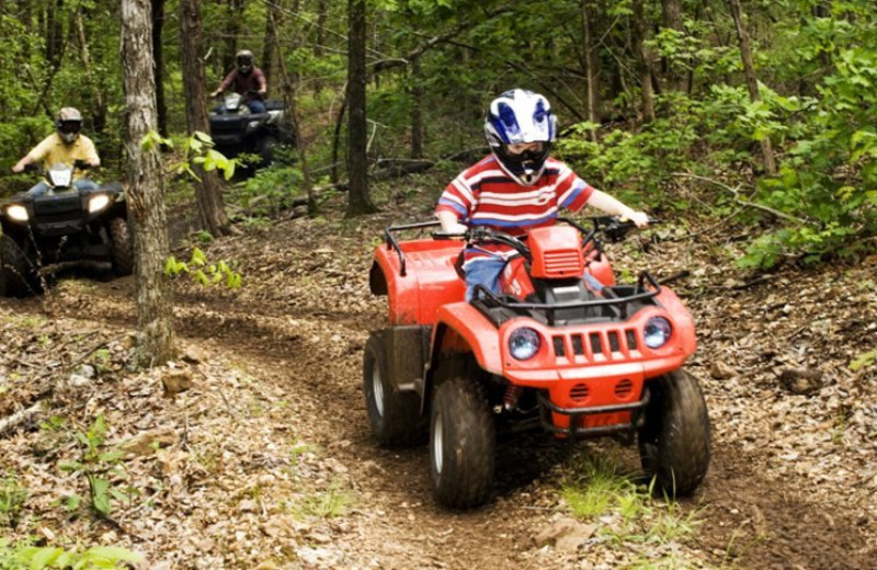 ATV tour at Stonewater Cove Resort.