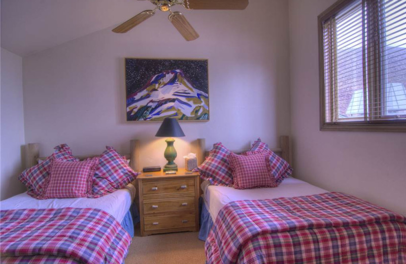 Rental bedroom at Westwind at Vail.