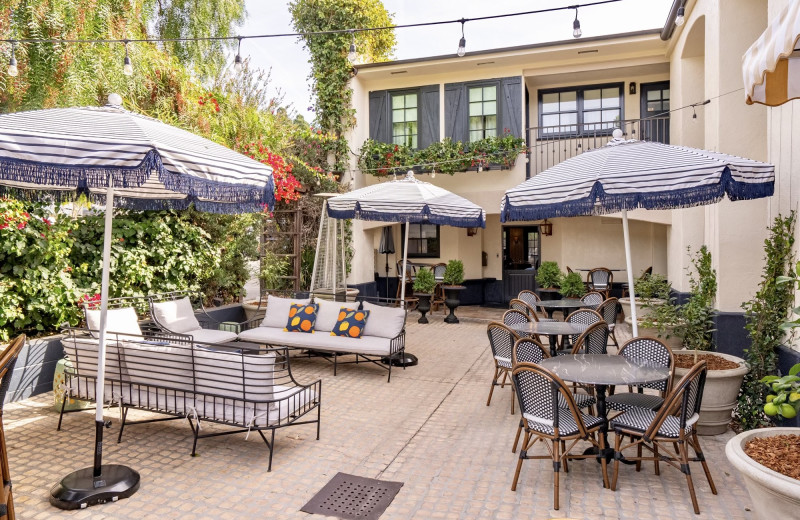 Patio at Petit Soleil Bed 