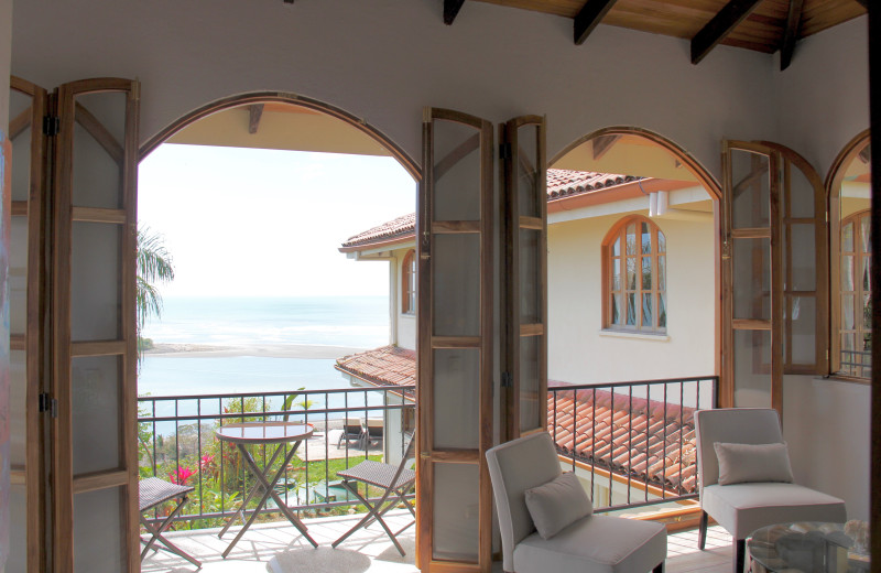 Guest room at El Castillo Boutique Luxury Hotel.