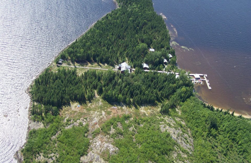 Aerial View of Evergreen Lodge