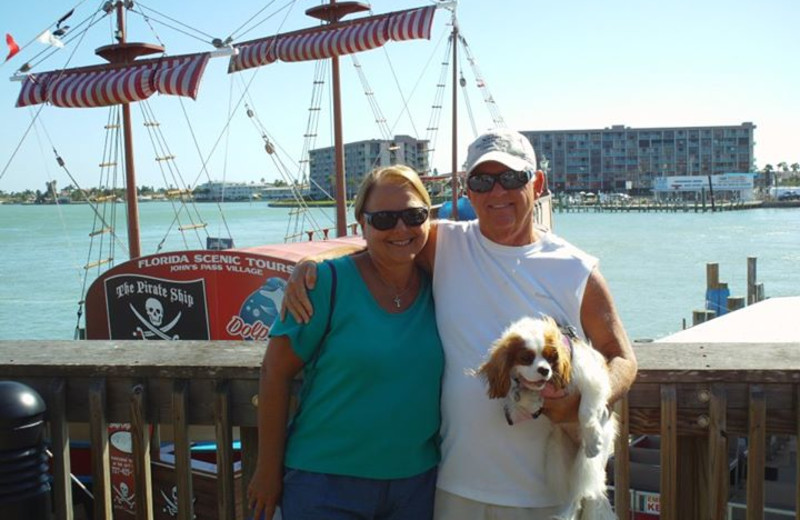 Couple from Madeira Bay Resort.