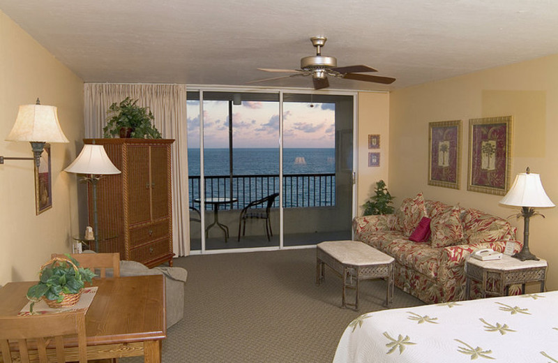 Guest room at Casa Playa Resort.