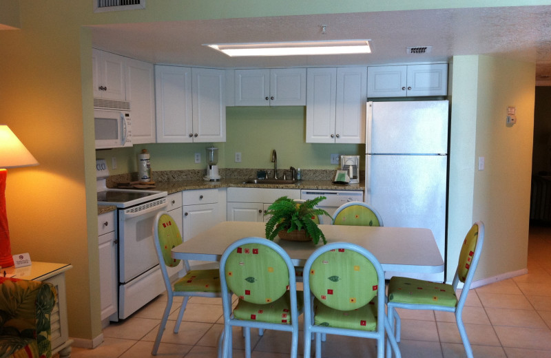 Suite Kitchen at Coconut Palms Beach Resort