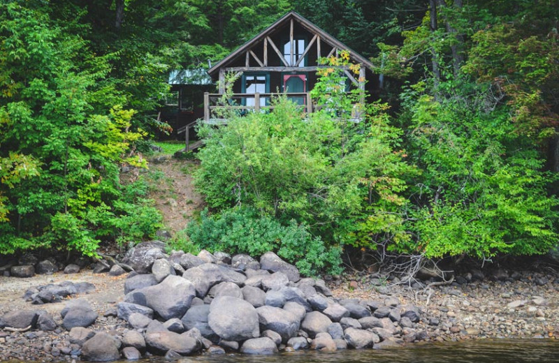 Cabin exterior at Timberlock.