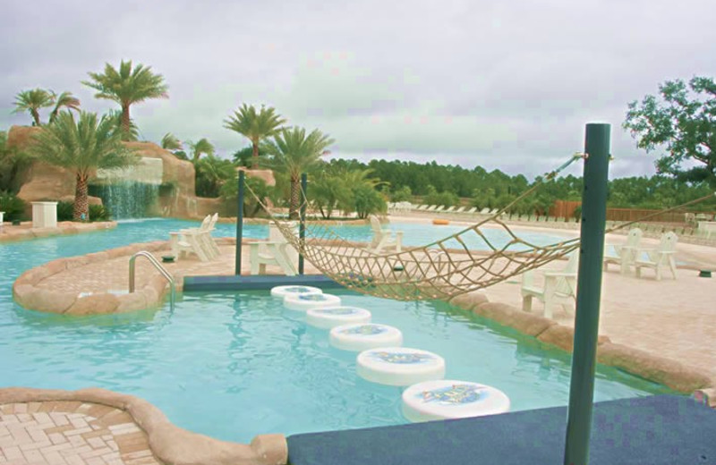 Outdoor pool at Gulf Beach Rentals.