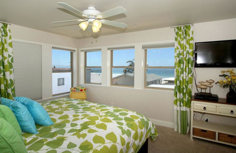 Rental bedroom at Coastal Vacation Rentals.