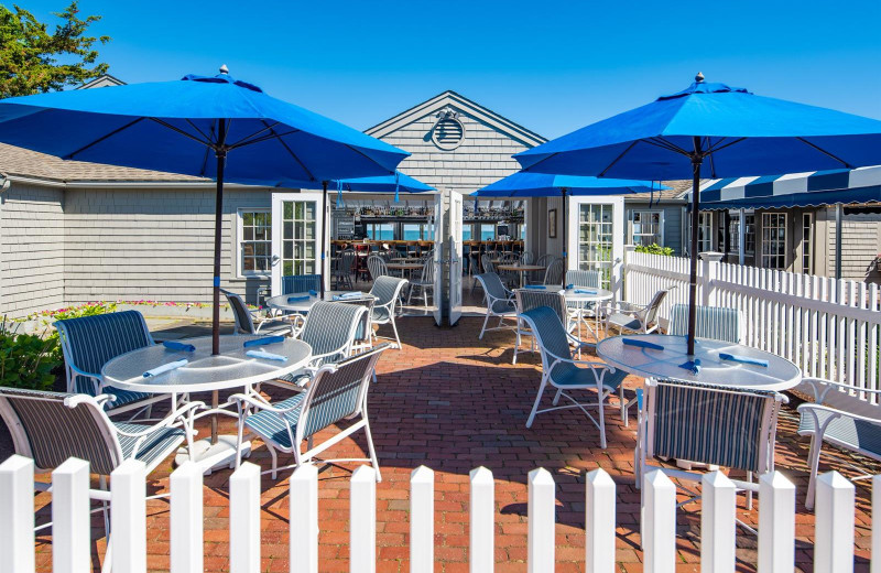 Patio at The Club at New Seabury.