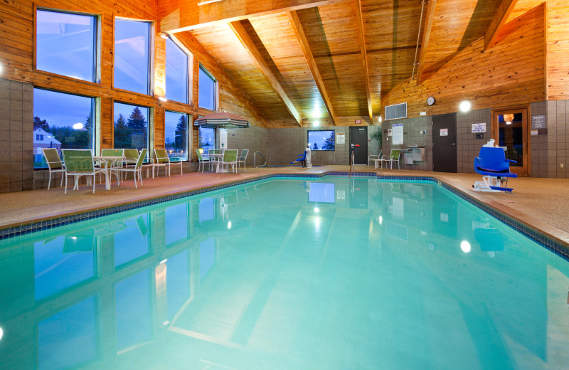 Indoor pool at AmericInn Lodge & Suites Two Harbors.