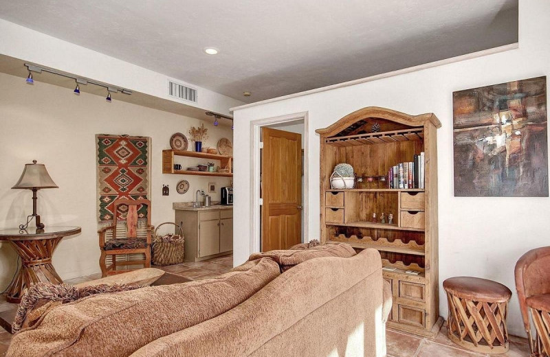 Living room at Tubac Country Inn.