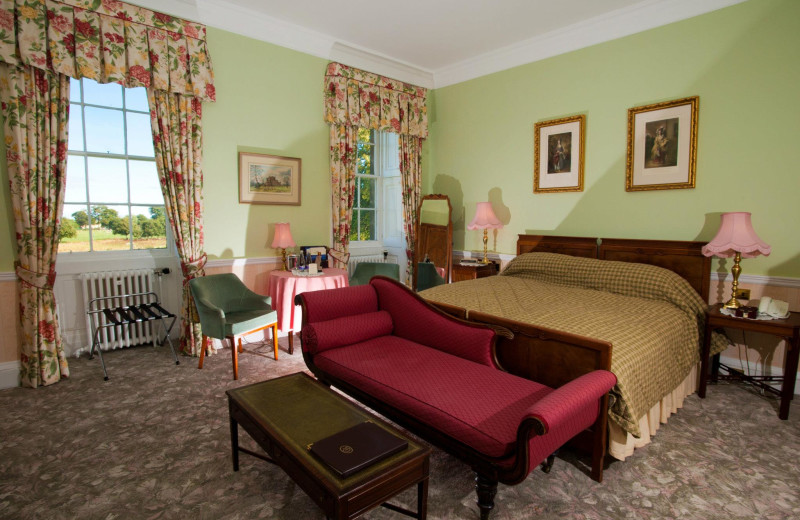 Guest room at Culloden House.