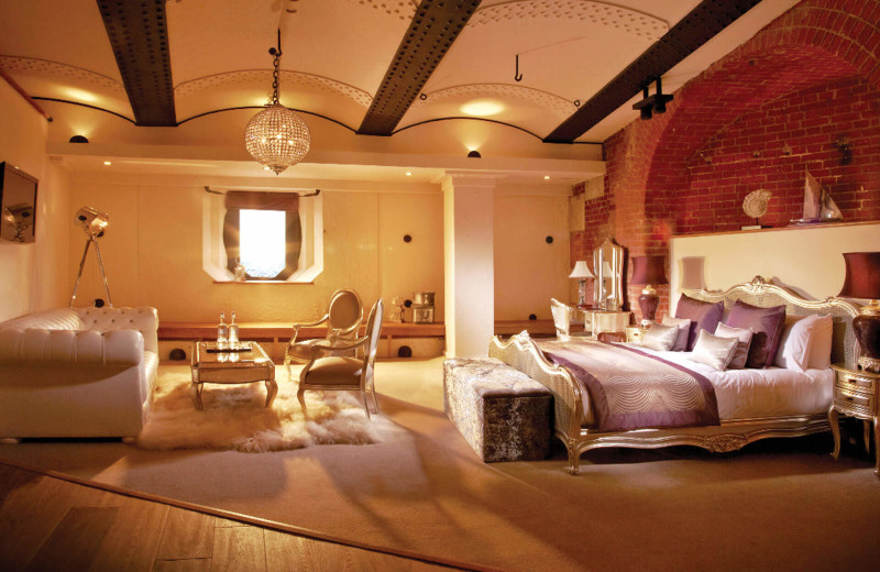 Castle bedroom at Luxury Castle Hire.