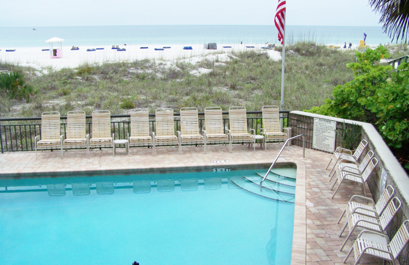 Outdoor pool at Gulf Strand Resort.