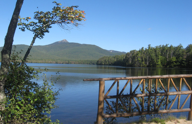 Lake near Cathedral Ledge Resort.