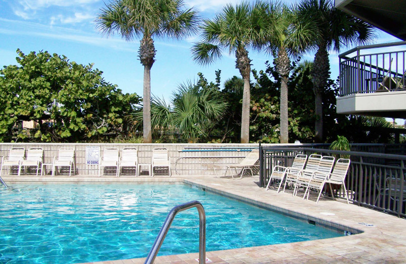 Outdoor pool at Gulf Strand Resort.