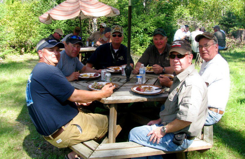 Picnic at Maynard Lake Lodge and Outpost.