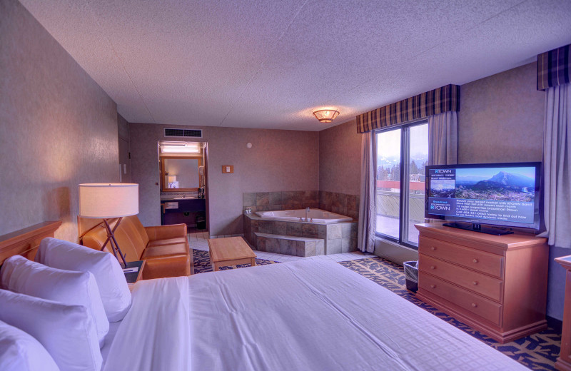 Guest room at Inns of Banff.