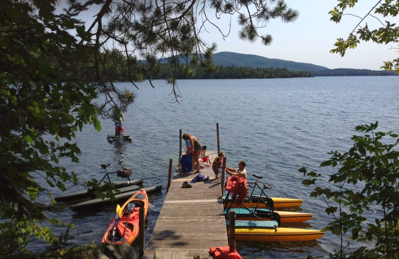 Water activities at Rockywold-Deephaven Camps.