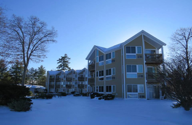 Exterior view of Misty Harbor & Barefoot Beach Resort.