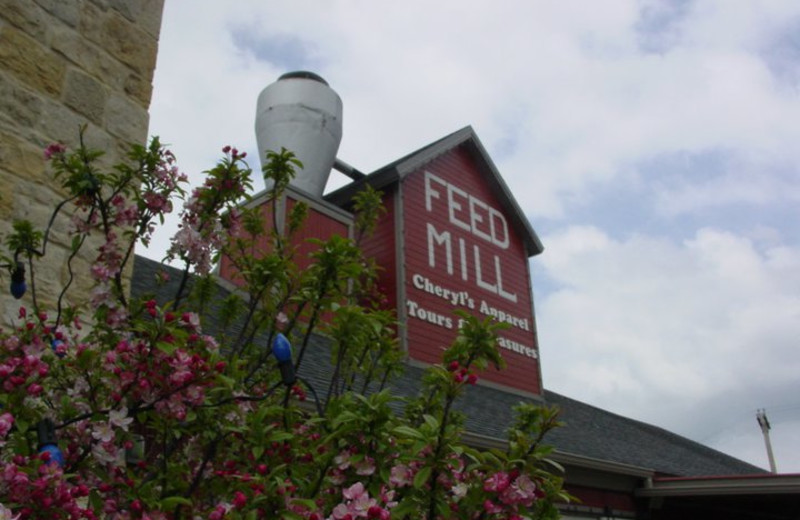 Exterior view of Stone Mill Hotel and Suites.