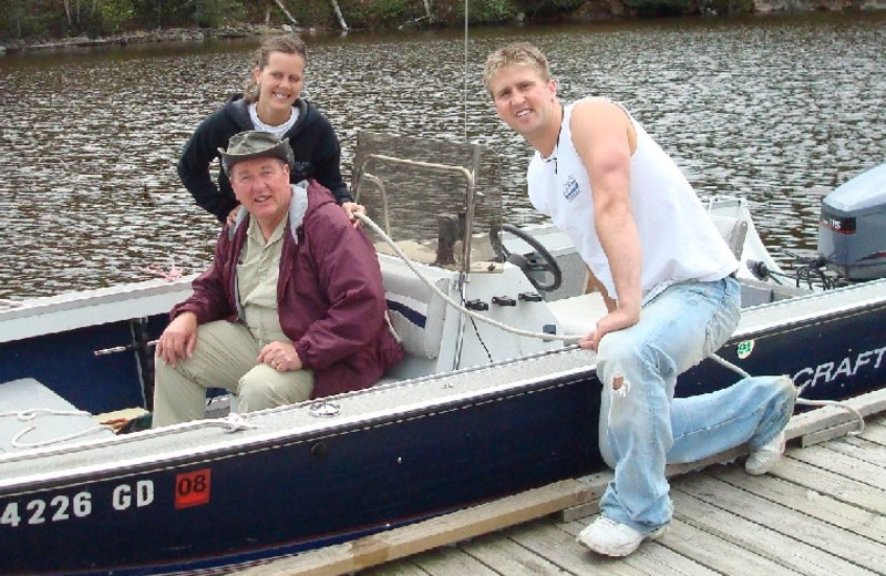 Fishing at Ash-Ka-Nam Resort.