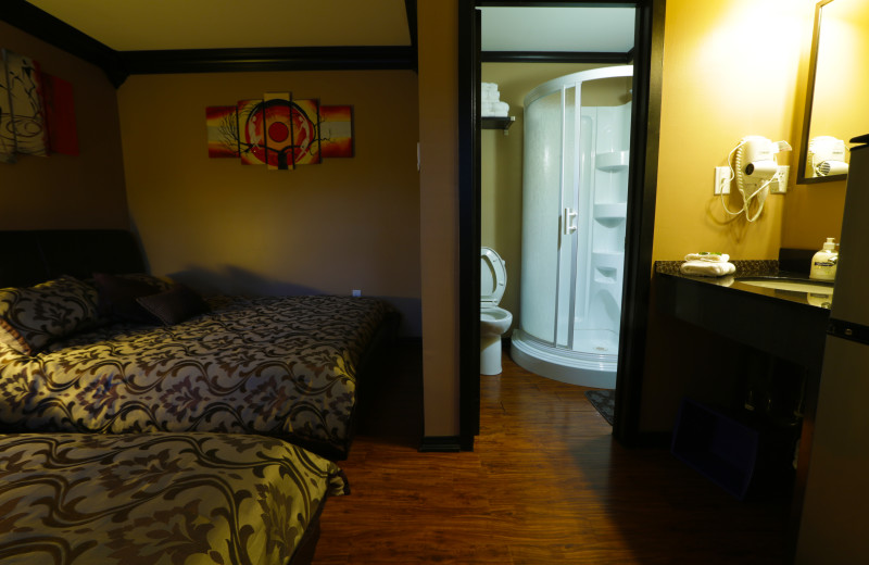 Guest room at Footprints Resort.