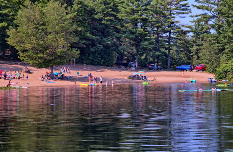 Beach at Great Blue Resorts- Bonnie Lake Resort.
