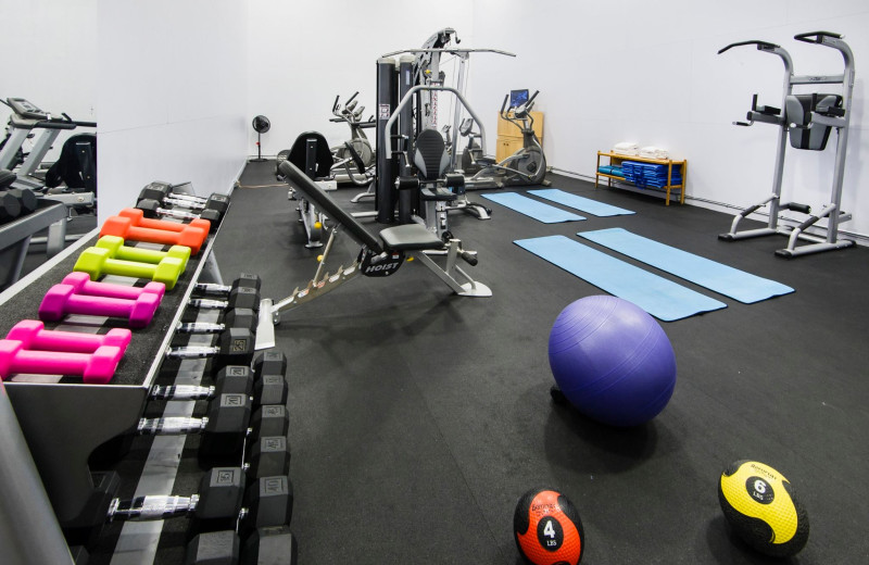 Fitness room at Stoneridge Resort.