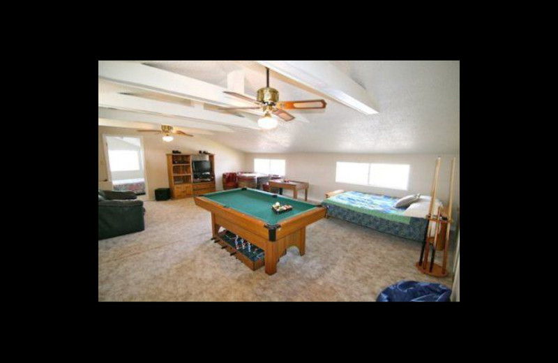 Family room at Terrace View Lake House on Lake LBJ.