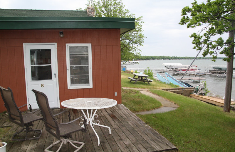 Cabin exterior at The Lodge on Otter Tail Lake.