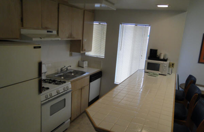 Guest kitchen at Sea Sprite.