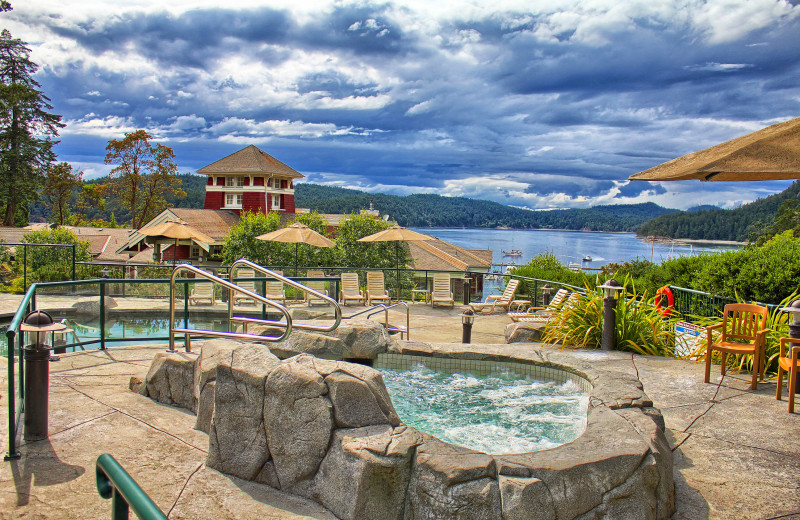 Outdoor pool at Poets Cove Resort & Spa.