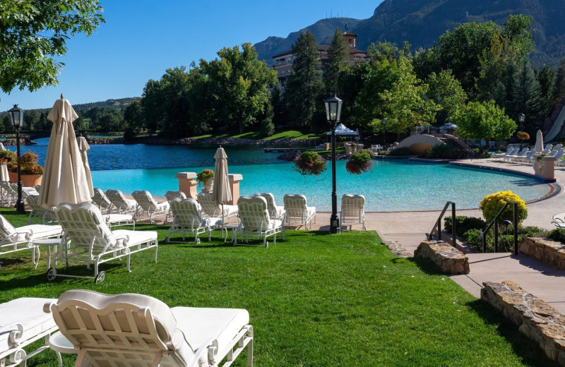 Outdoor pool at The Broadmoor.