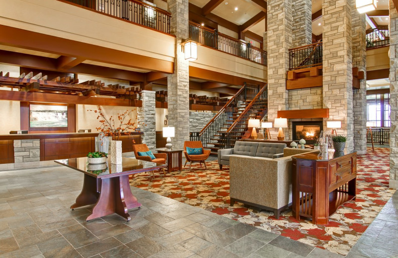 Lobby at DoubleTree Fallsview Resort & Spa by Hilton - Niagara Falls.