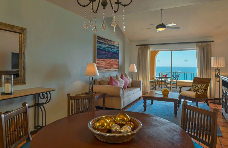 Guest room at Sheraton Hacienda del Mar Resort & Spa.