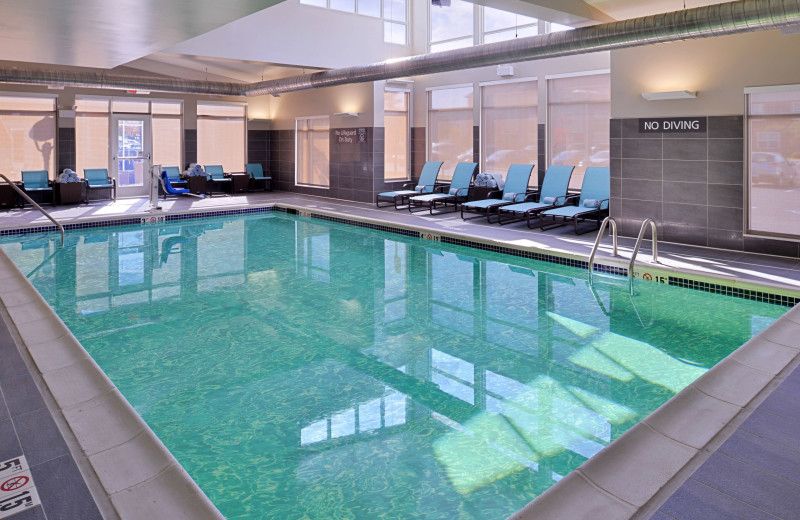 Indoor pool at Residence Inn East Lansing.