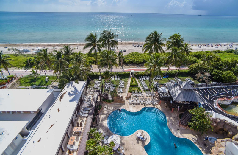 View from The Alexander All Suite Oceanfront Resort.