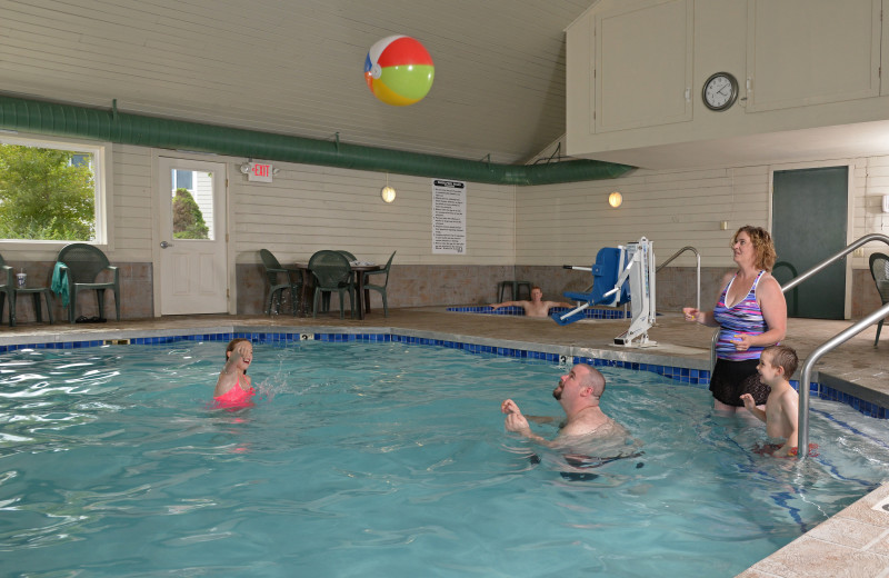 Indoor pool at Parkwood Lodge.