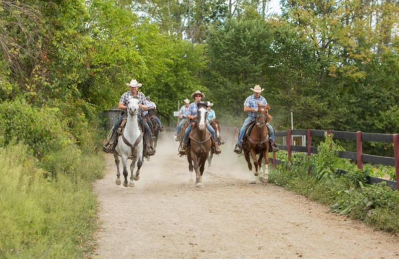 Horseback Riding at Pine Ridge Dude Ranch.