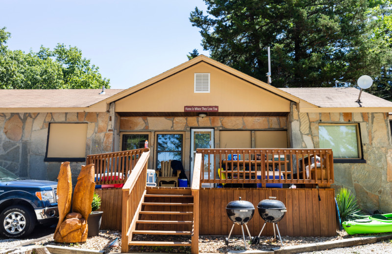 Cabin exterior at Point View Resort.