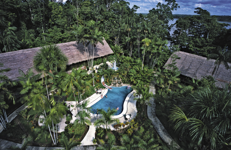 Exterior view of Ceiba Tops Lodge Resort.