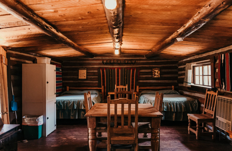 Cabin 10 interior at Trappers Lake Lodge & Resort.