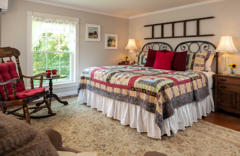 Guest room at Orchard House Bed & Breakfast.