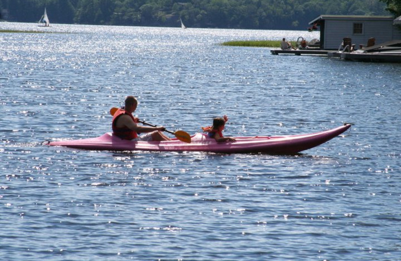 Kayaking at Patterson Kaye Resort.