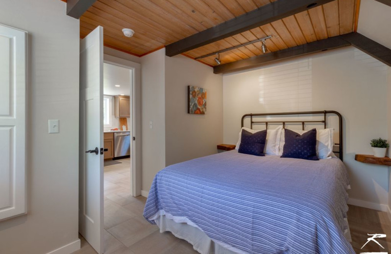 Rental bedroom at Redwood Coast Vacation Rentals