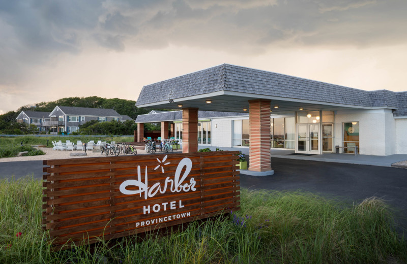 Exterior view of Harbor Hotel Provincetown.