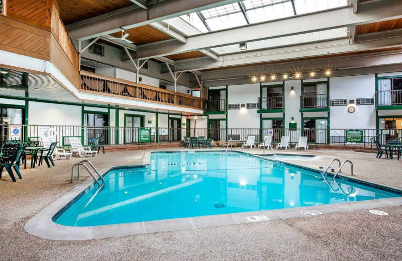 Indoor pool at Quality Inn On Lake Placid.