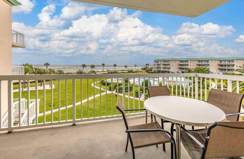 Balcony at Real Escapes Properties - St. Simons Grand 224.